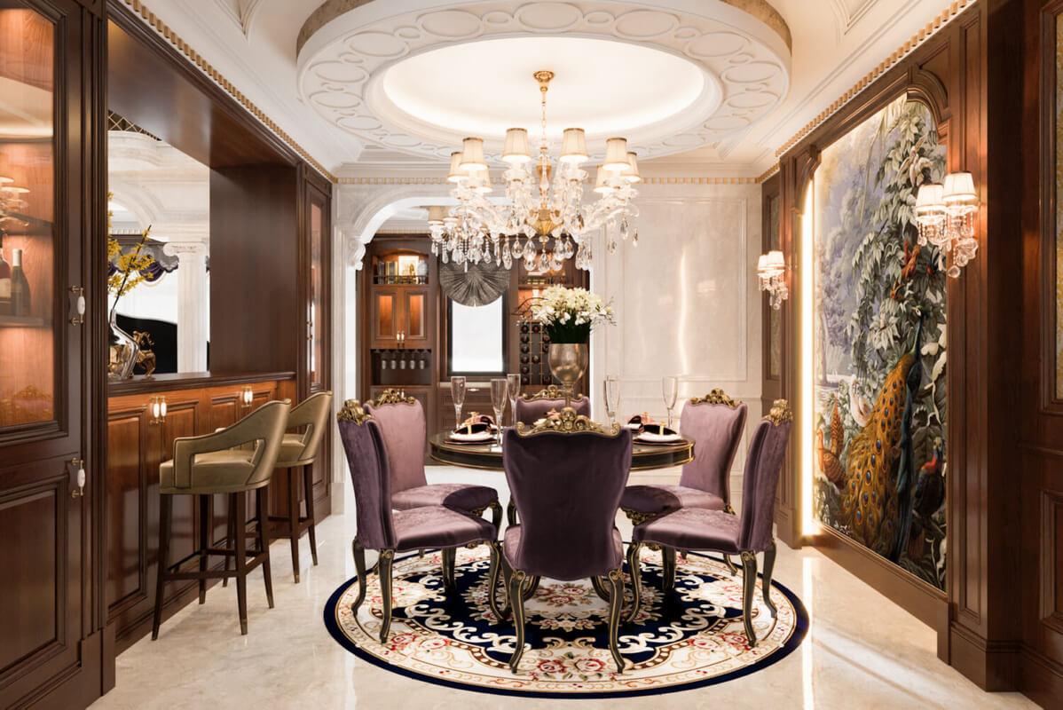  Interior Classic Villa by Phung Manh Ha