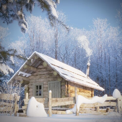  Winter Scene Model By Uri Bean 