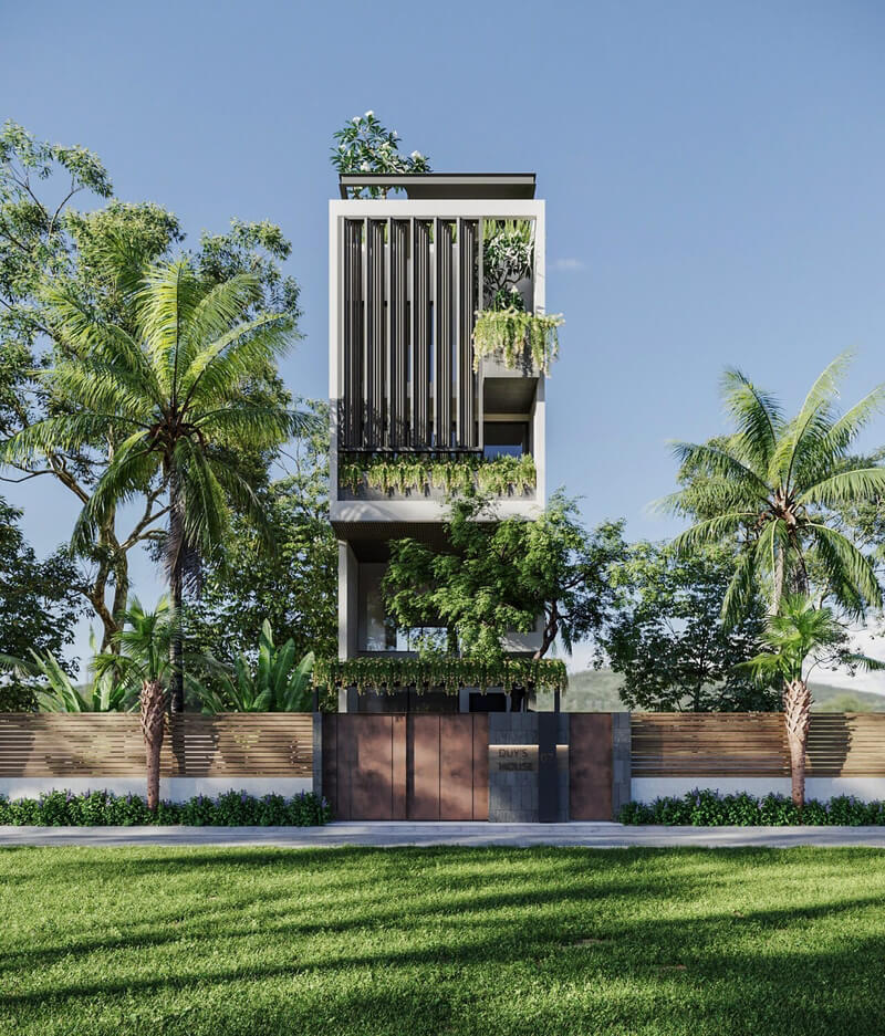  House Exterior By Quy Luong