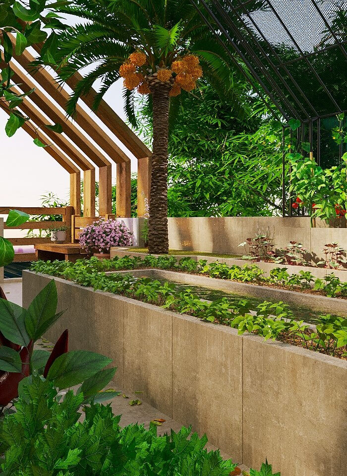  3D Garden Exterior by Kts Hieu Pham