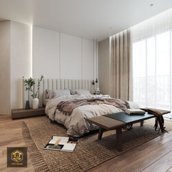  Master Bedroom Interior Model by Nhung Bui 