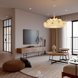  Apartment Interior Model By Nguyen Quynh Anh 
