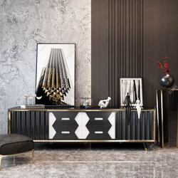 01 TV Cabinet 3dsmax Model  