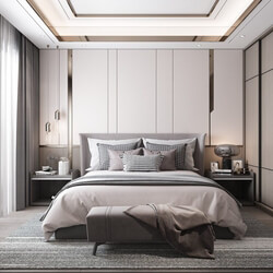 3D Interior Scenes File 3dsmax Model Bedroom 439 By Viet Long Lee 