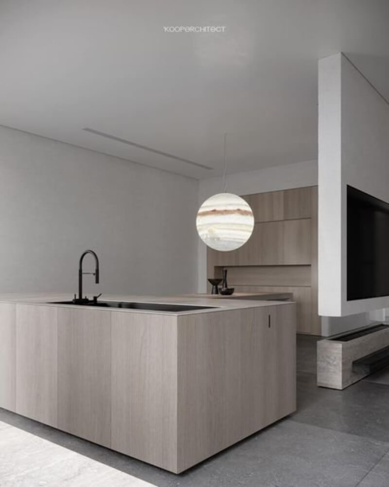  Living Room- Kitchen Interior Model By Nguyen Hanh Nhi