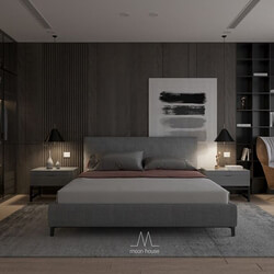 3D Interior Scenes File 3dsmax Model Bedroom 272 By Nguyen Ha 