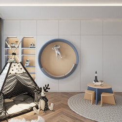  Children Room Interior Model by Tho 