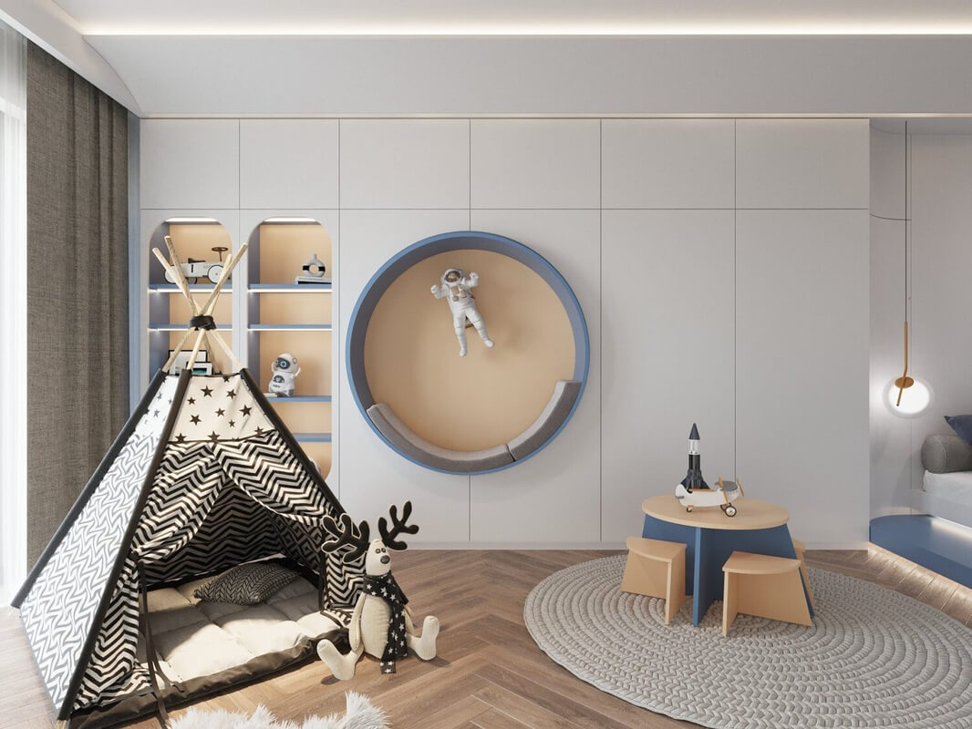  Children Room Interior Model by Tho