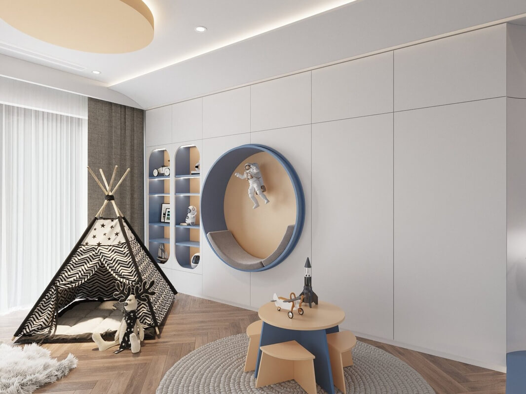  Children Room Interior Model by Tho