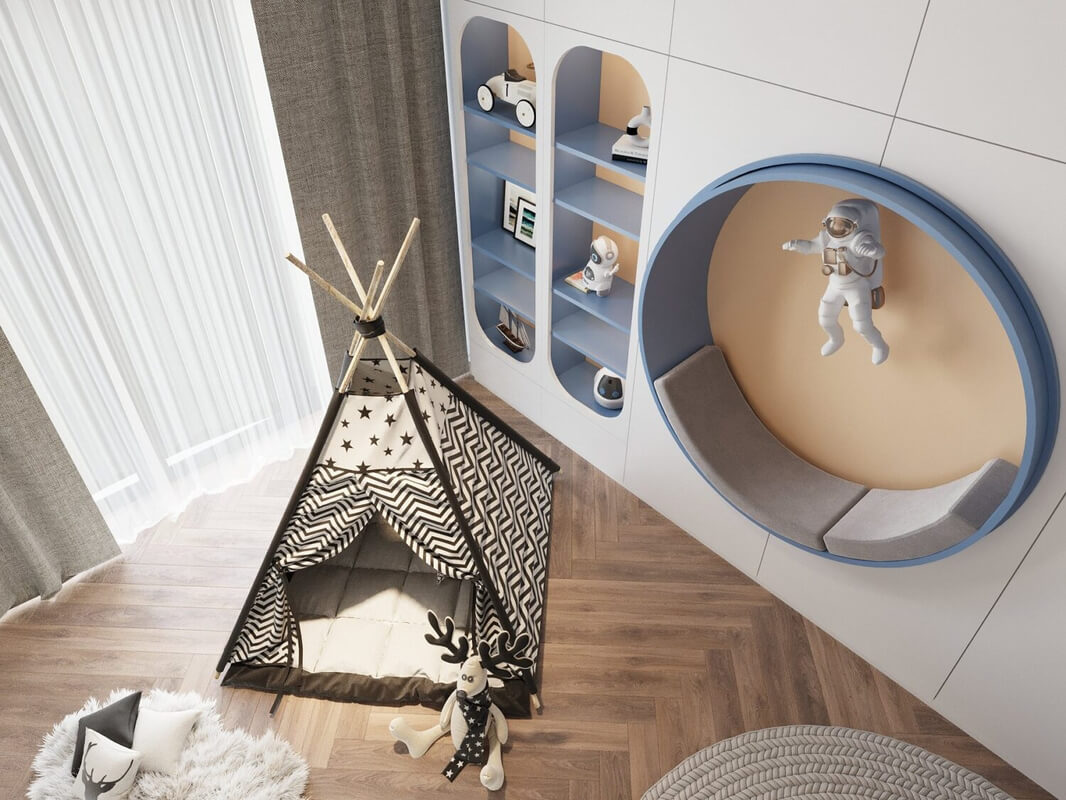  Children Room Interior Model by Tho