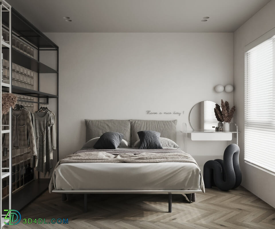 3D Interior Apartment 190 Scene File 3dsmax By Dat Nguyen