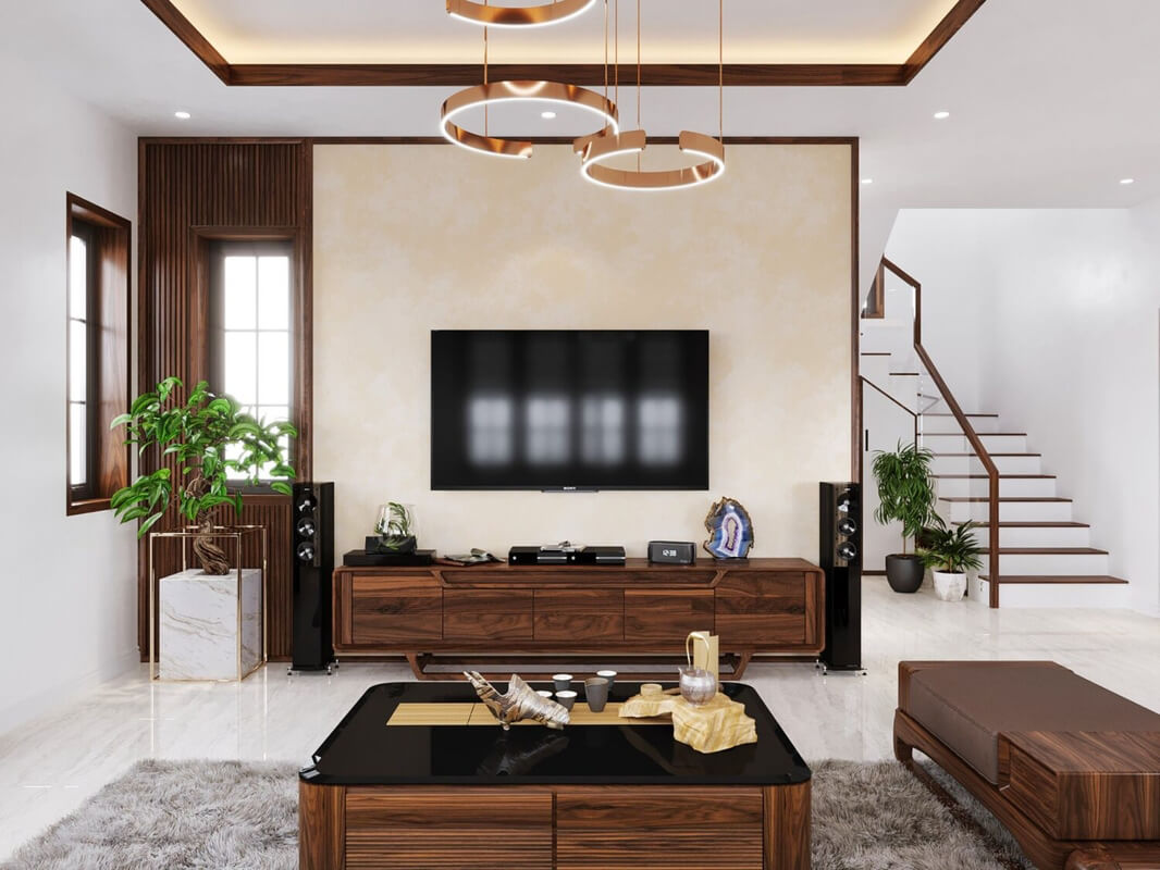  Living Room- Kitchen Interior by Mai Long
