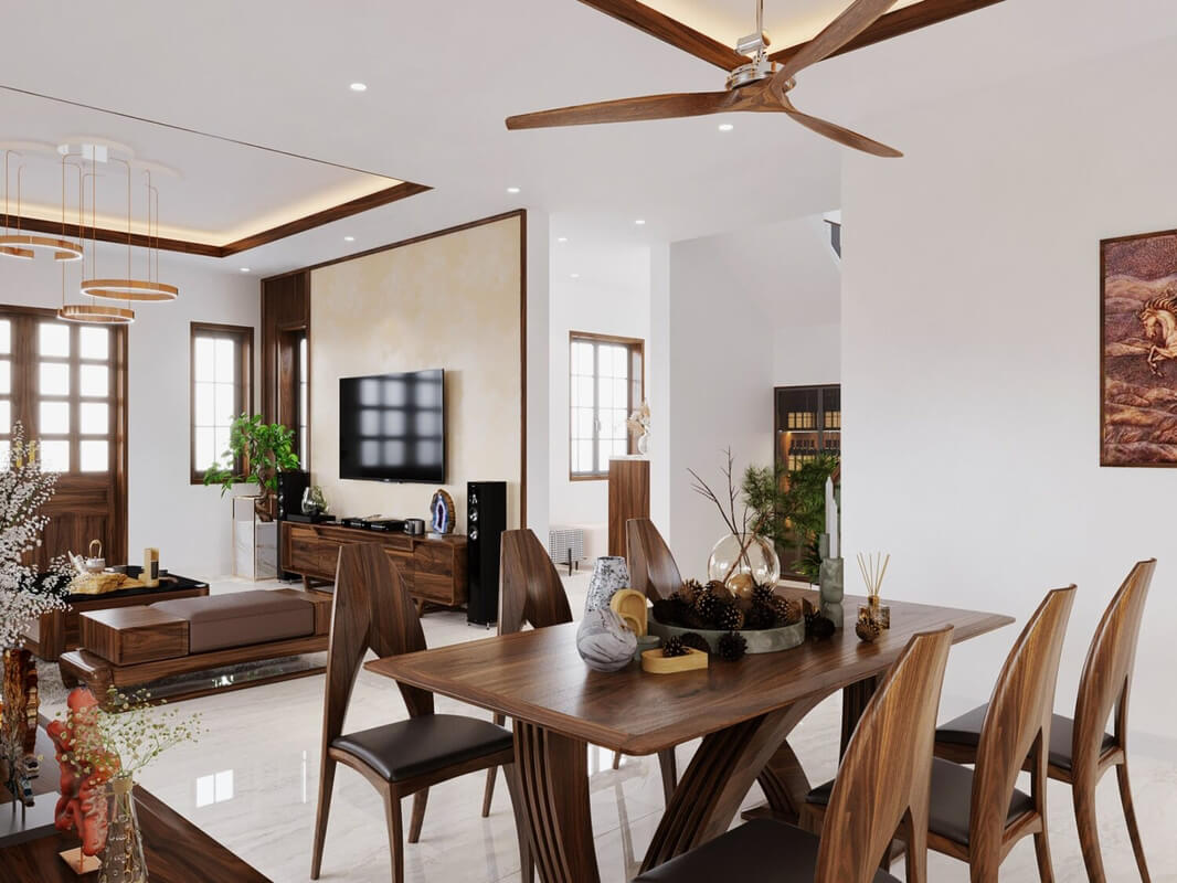  Living Room- Kitchen Interior by Mai Long