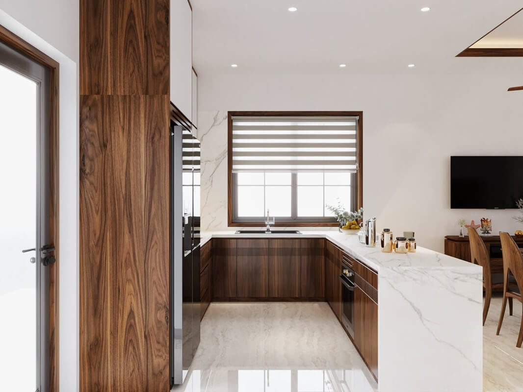  Living Room- Kitchen Interior by Mai Long