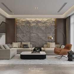 9765 Living Room - Kitchen Interior by Nguyen Ngoc Tung 