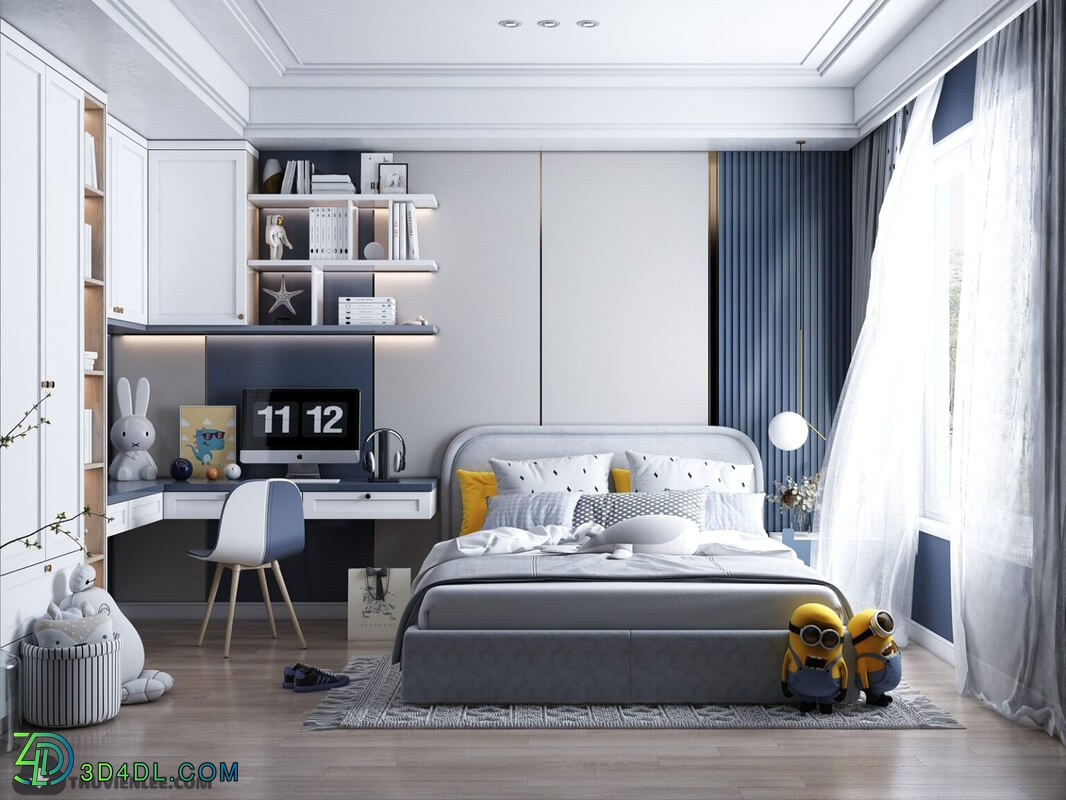 3D Model Interior Children Room 27 By HuyHieuLee