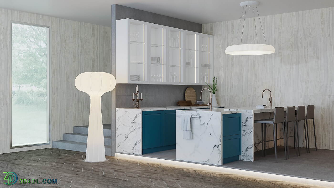 3D Model Kitchen 137 