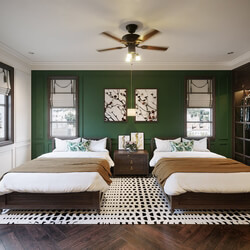  3D Children Room Interior by Leo Thang 