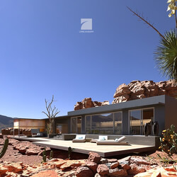 3D Exteriors House Scene Model 3dsmax by Nguyen Van Long 