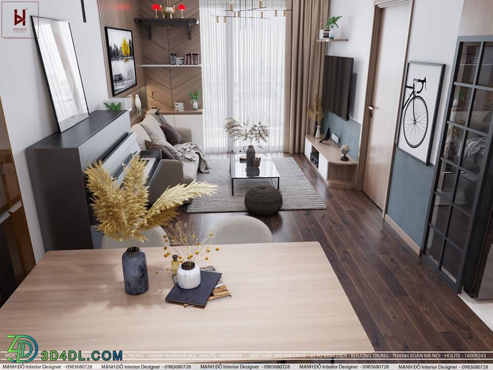 3D Interior Scene File 3dsmax Model Livingroom 356 By DoDinhManh