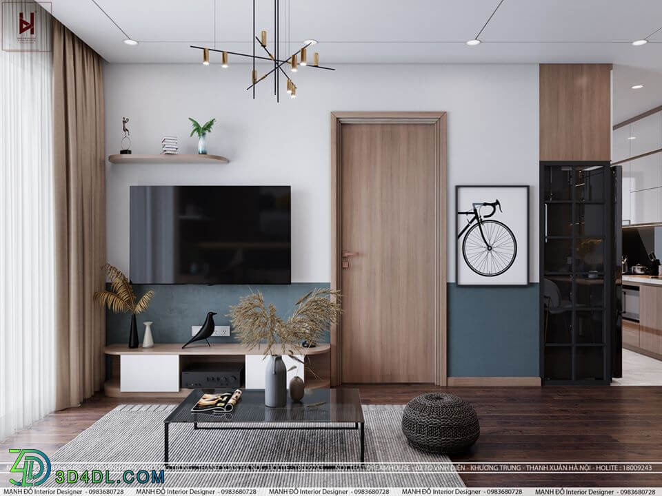 3D Interior Scene File 3dsmax Model Livingroom 356 By DoDinhManh