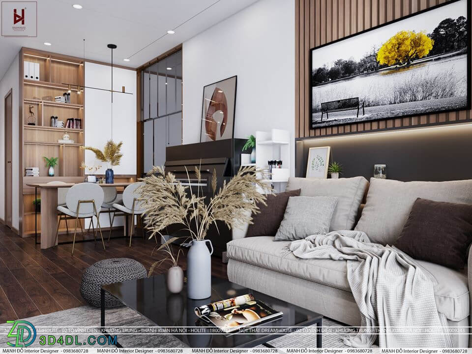 3D Interior Scene File 3dsmax Model Livingroom 356 By DoDinhManh