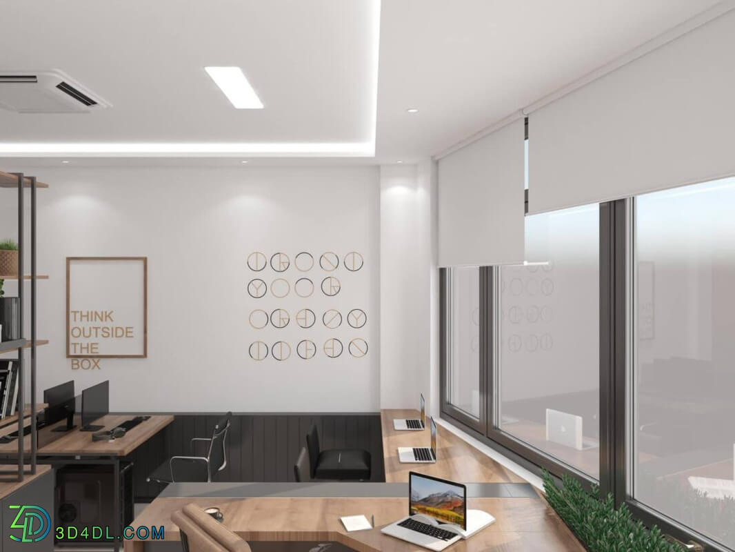 3d Interior Office Room 37 Scene File 3dsmax Model By Hue Pham