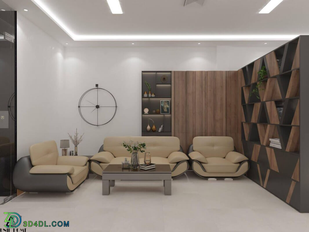 3d Interior Office Room 37 Scene File 3dsmax Model By Hue Pham