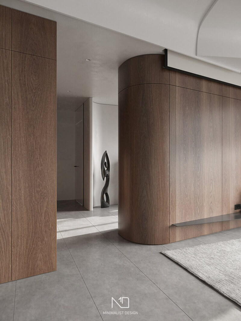  Living Room- Kitchen Interior Model By Tran Nghia