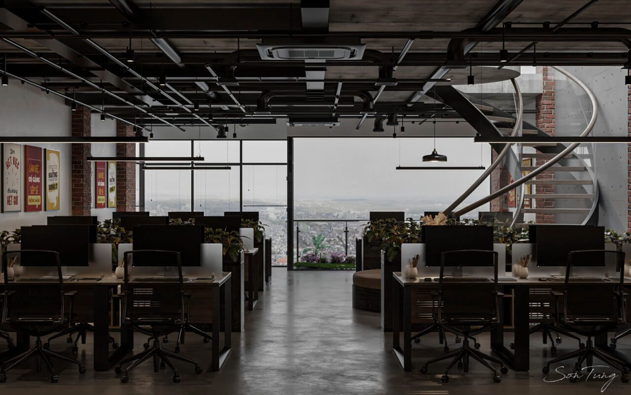  3D Office Room Inter by Son Tung