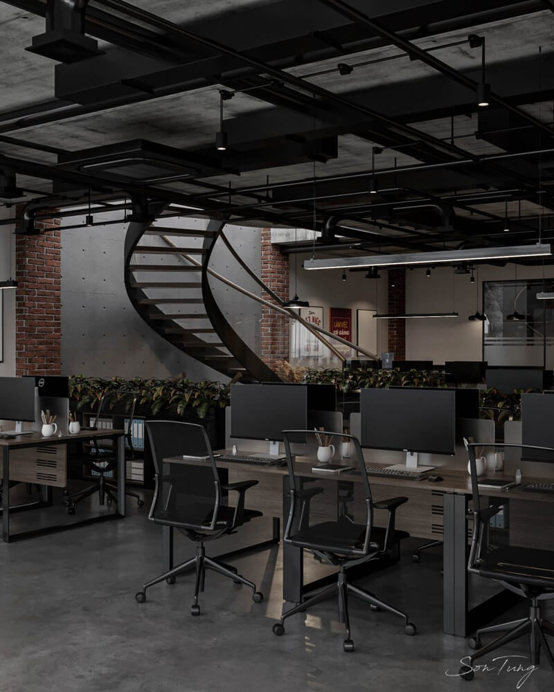  3D Office Room Inter by Son Tung