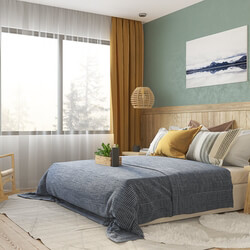 3D Interior Scenes File 3dsmax Model Bedroom 109 By Leo 