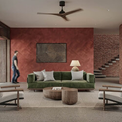  Living Room- Kitchen Interior by Duong Tran 