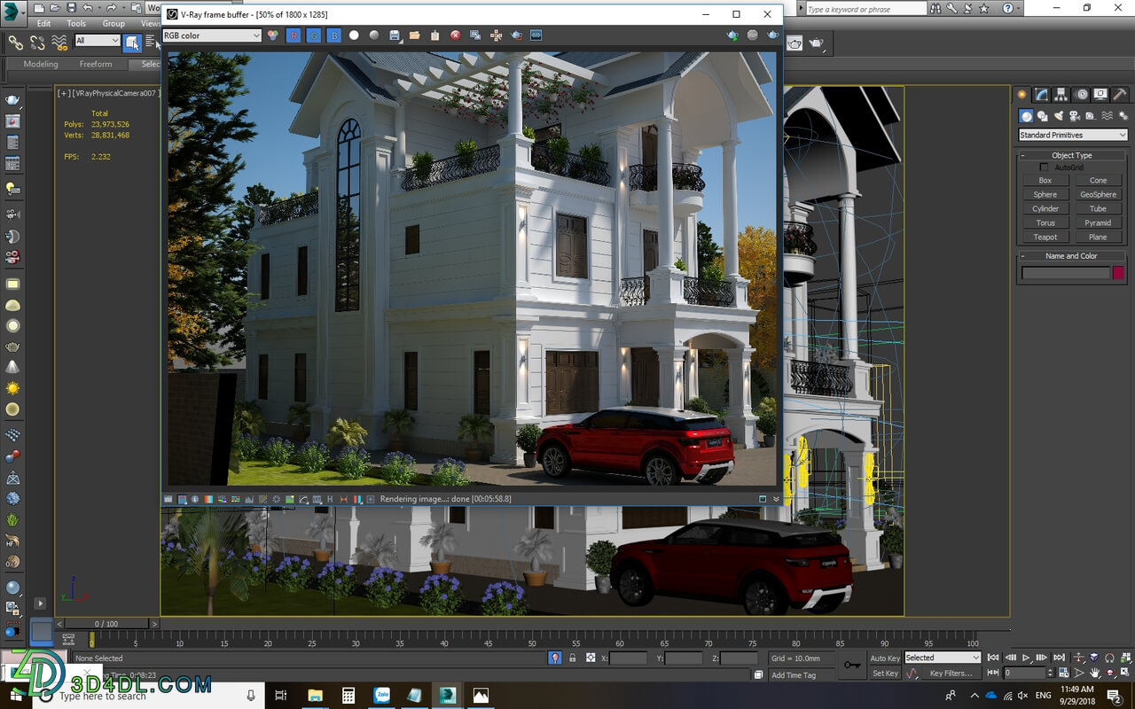 3D Exterior Scene 2018 File 3dsmax By DaVinCi Vjc 