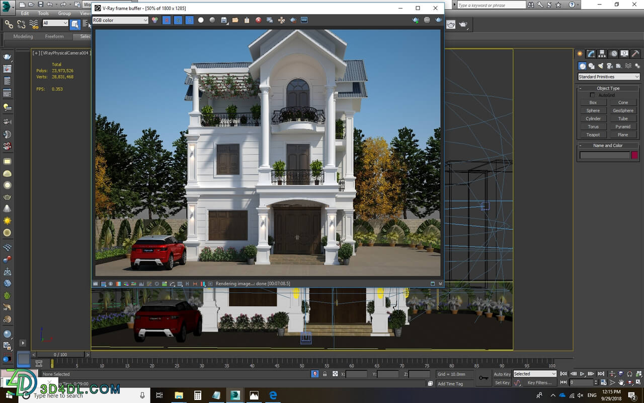 3D Exterior Scene 2018 File 3dsmax By DaVinCi Vjc 