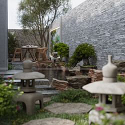 3D Garden landscape Model 3dsmax 10 by Phan Ha Duc 