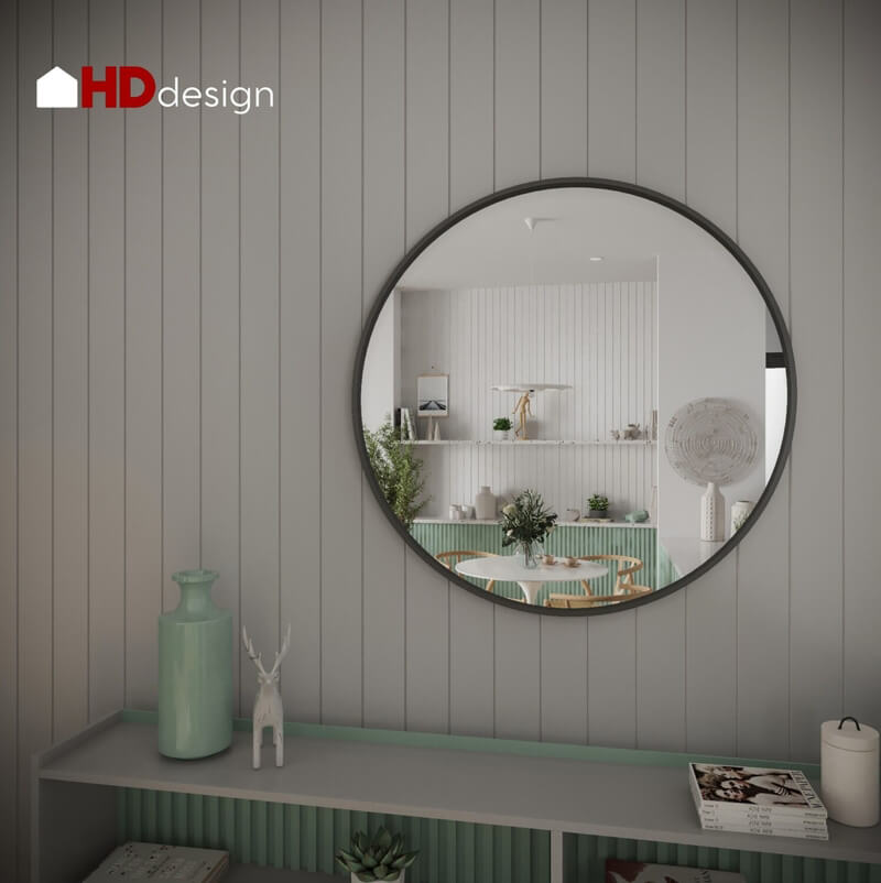  Living Room- Kitchen Interior Model By Bui Khong Bay