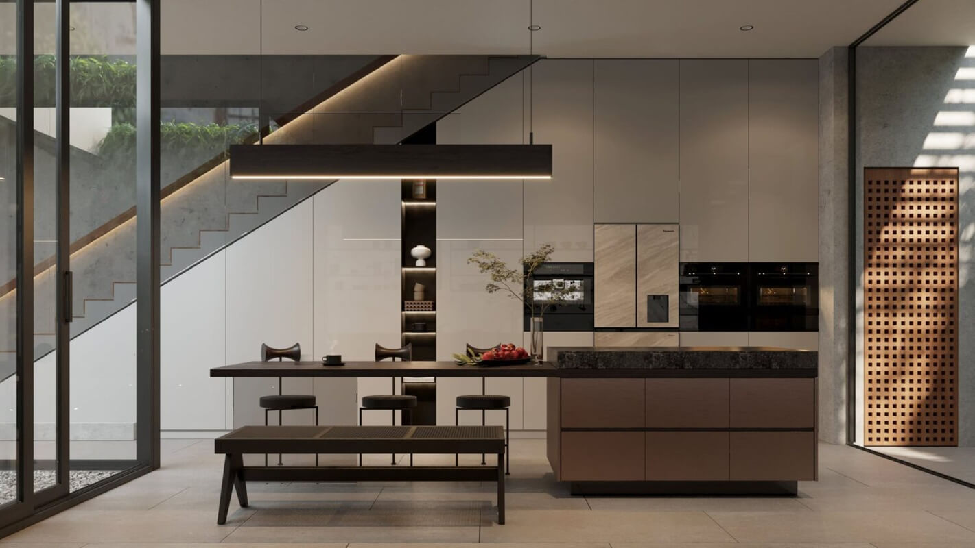  3D Model Kitchen Room Interior File 3dsmax By Ngoc Pham
