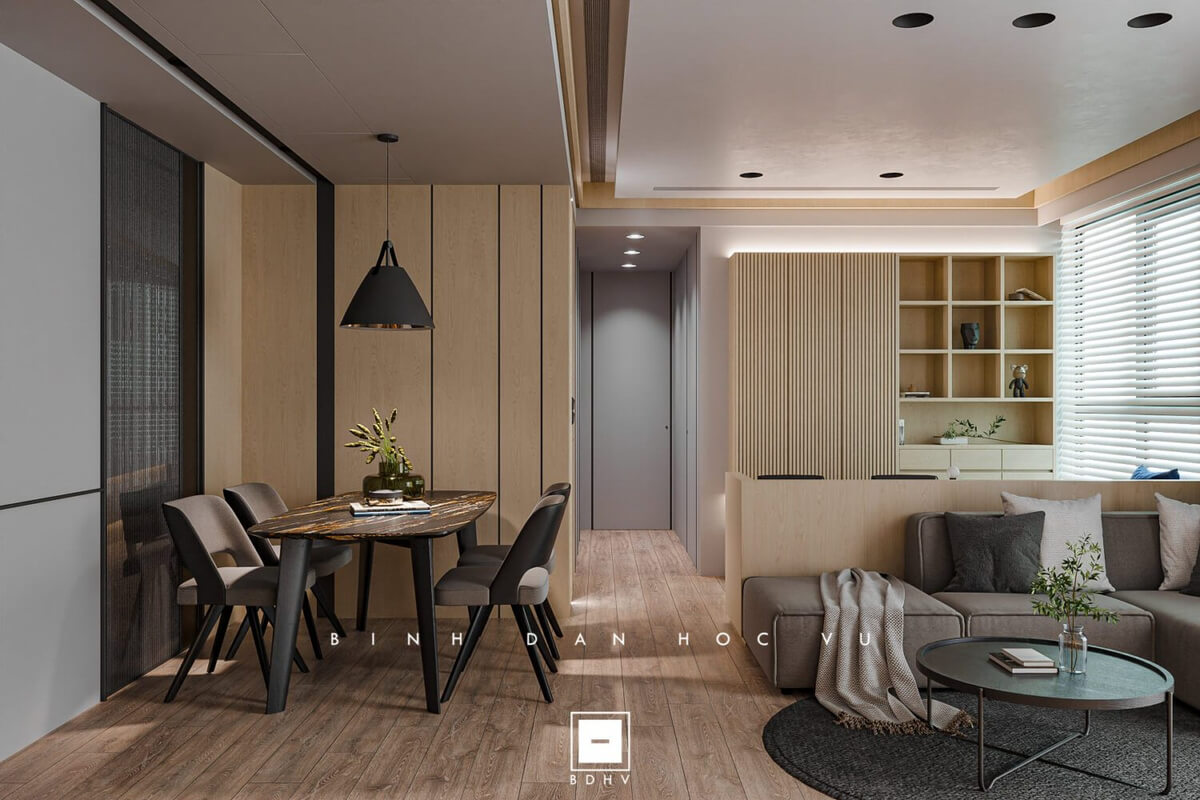  3D Living Room Interior by Nguyen Tien