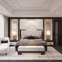  Master Bedroom Interior Model by Bui Khong Bay 
