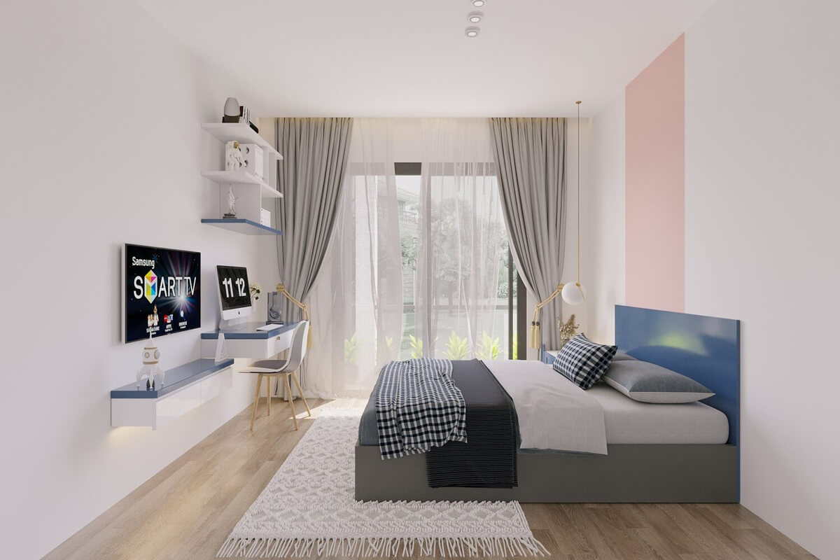  Bedroom Boy Interior Model By Pham Thanh Nhan