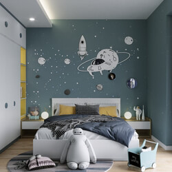  3D Children Room Interior by Son Tung 