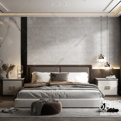 3D Interior Scenes File 3dsmax Model Bedroom 391  