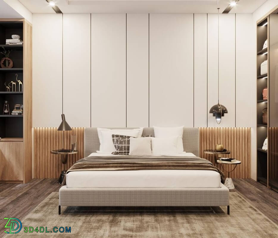 3D Interior Scene File 3dsmax Bedroom 189 By ZenXuong 