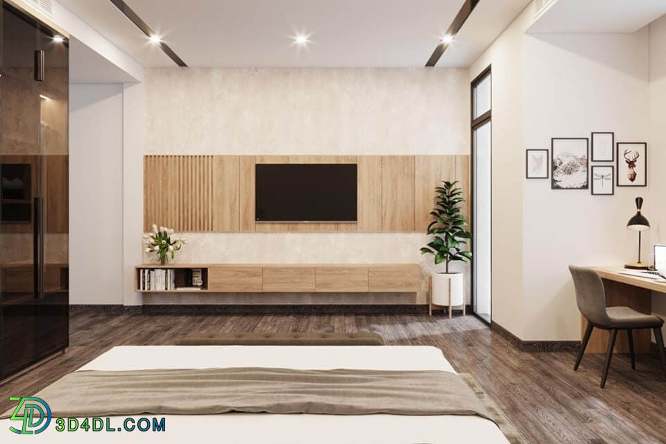 3D Interior Scene File 3dsmax Bedroom 189 By ZenXuong 