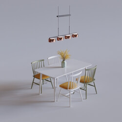  Dining Table And Chair Model By Hoan Phuc 