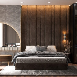 3D Interior Scenes File 3dsmax Model Bedroom 327 By DungChan 