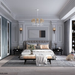 3D Interior Scenes File 3dsmax Model Bedroom 419 By Huy Hieu Lee 