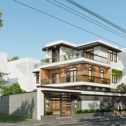  Villa Exterior by Vu Long 
