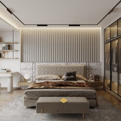 3D Bedroom Interior By Cachuabi 